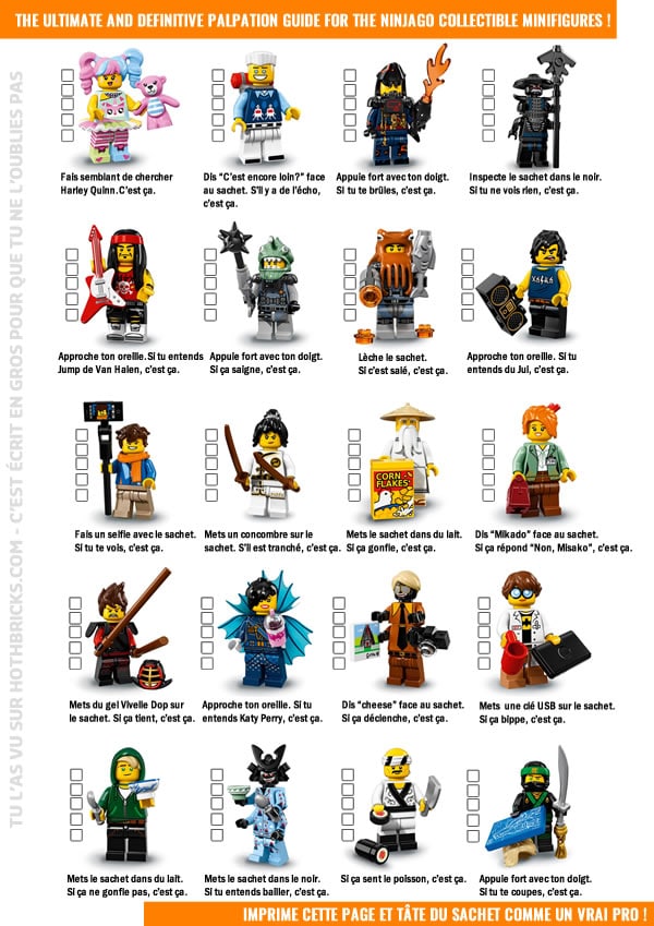 ▻ 71019 The LEGO Ninjago Movie Collectible Minifigures Series